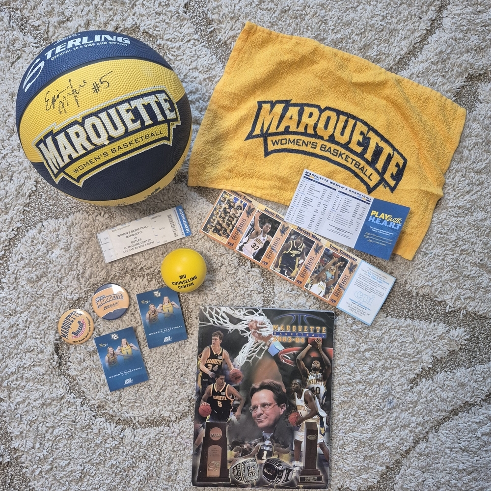 Marquette Women's Basketball Memorabilia Set